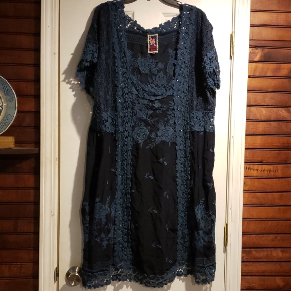 Johnny Was dress size 2X